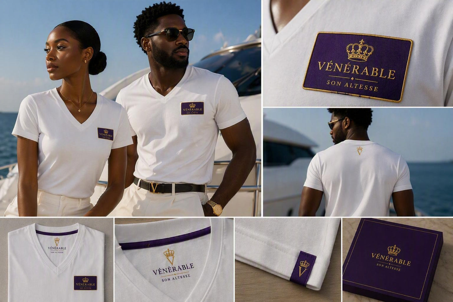 T-shirt Signature VÉNÉRABLE – Impérial